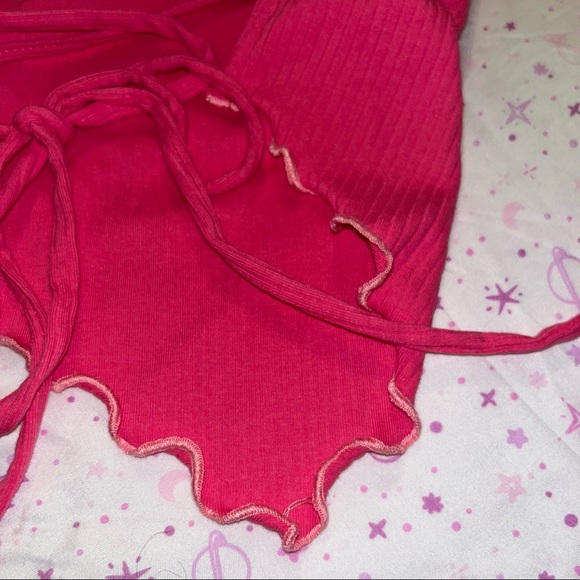 Lace-Up Top - Picture 4 of 4